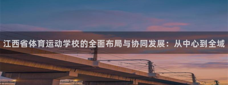 球速体育开了多久：江西省体育运动学校的全面布局与协同发展：从中心到全域
